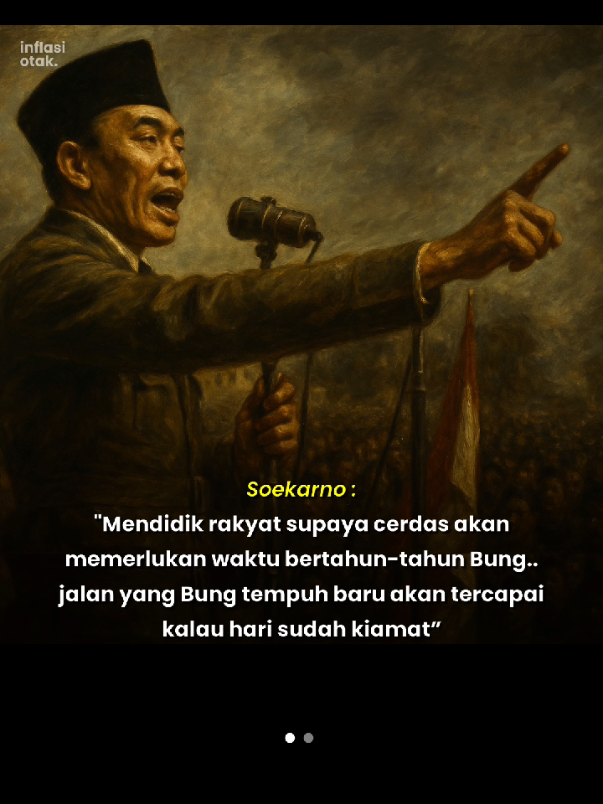 Demokrasi Parlementer vs Demokrasi Terpimpin . Kedua tokoh ini terkenal dengan PNInya, Bung Karno merupakan pimpinan utama dari Partai Nasional Indonesia sedangkan Bung Hatta adalah pimpinan utama dari PNI Baru (Partai Pendidikan Nasional Indonesia) . Kedua partai itu memiliki cara yang berbeda dalam memperjuangkan kemerdekaan Indonesia. Soekarno dengan Partai Nasional Indonesia berupaya memperjuangkan kemerdekaan dengan mengumpulkan massa sebanyak-banyaknya. Sedangkan Hatta dengan Partai Pendidikan Nasional Indonesia memperjuangkan kemerdekaan dengan mendidik para kadernya agar memiliki kesadaran kewarganegaraan yang kuat sehingga mampu memperjuangkan hak-hak sipilnya tanpa pengaruh tokoh manapun #sejarah #soekarno #hatta #politics #indonesia 
