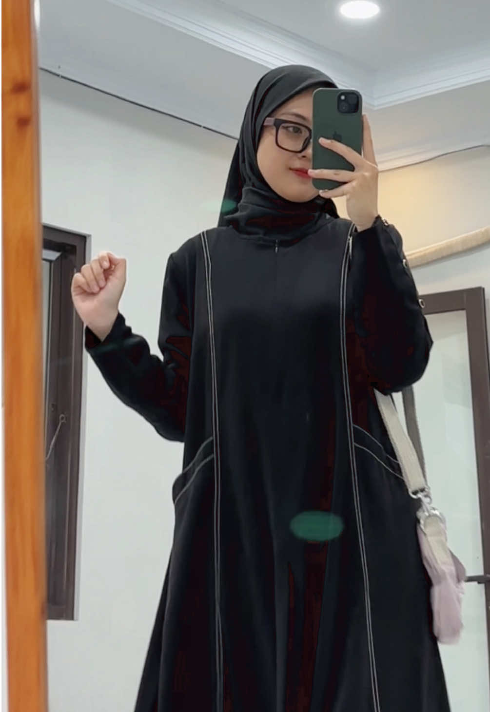 Anti UV yang Anti Mahal 😁🥰😍 #danikaluxury #abaya #gamiskekinian #outfitideas #fyp #dress #ootdfashion #ootdhijab #abayastyle 