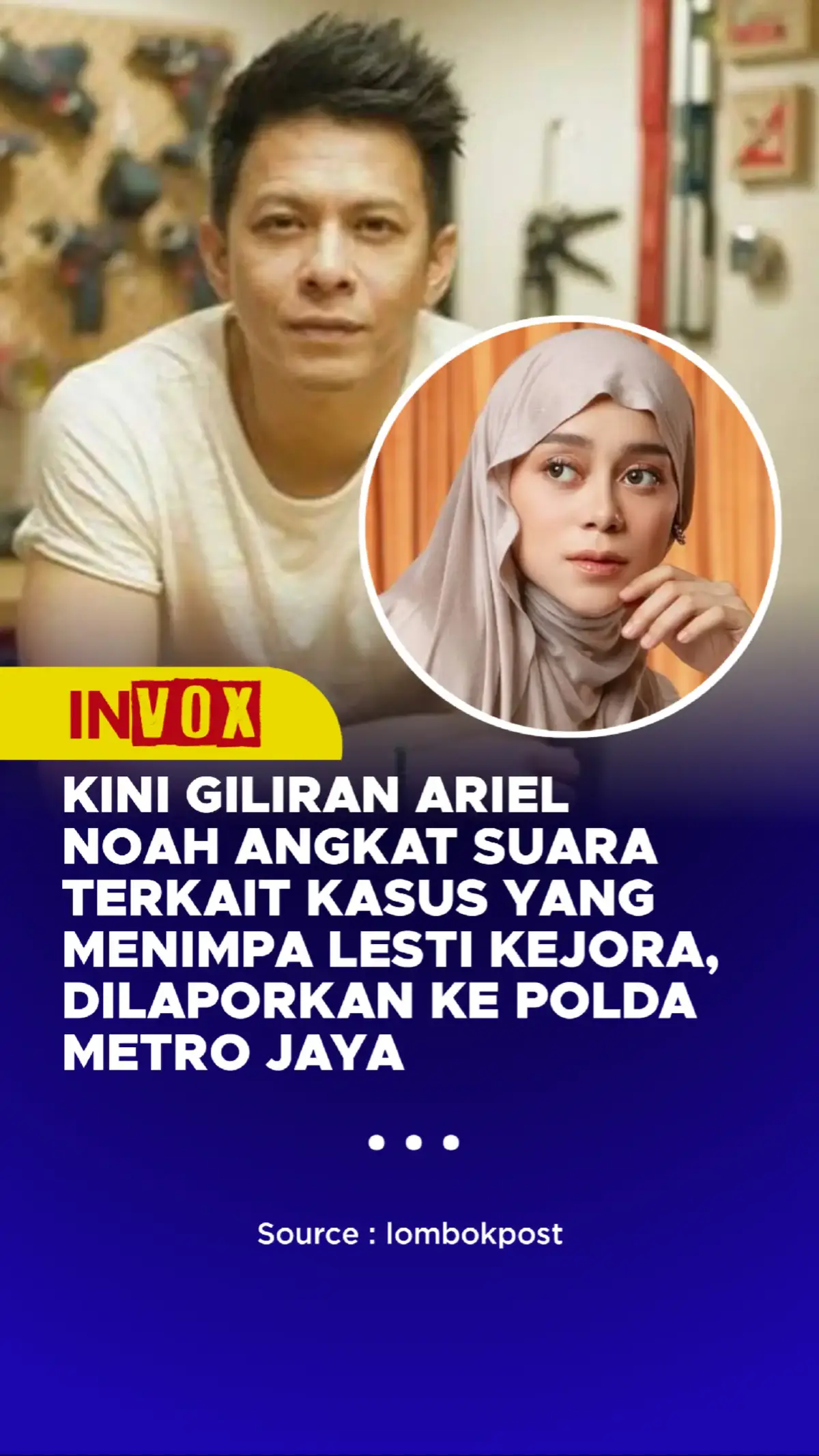 Setelah Lesti Kejora angkat suara melalui kuasa hukumnya, kini giliran Ariel Noah ikut bersuara terkait masalah yang dihadapi istri Rizky Billar itu. Ya, saat ini Lesti Kejora sedang dilaporkan oleh Yoni Dores melalui kuasa hukumnya ke Polda Metro Jaya. Laporan tersebut berkaitan dengan adanya dugaan pelanggaran hak cipta. Menangapi masalah itu, Ariel Noah sedari awal memang tidak setuju dengan adanya artis yang bisa dipidana, bila menyanyikan lagu ciptaan orang lain tanpa izin. Tentu saja, hal ini akan berdampak pada dunia musik di tanah air. Contoh paling kecil adalah, penyanyi kafe yang sering menyanyikan lagu Indonesia. “Nah ini takutnya kalau ini dibairin berlarut-larut, kalau orang takut nyanyiin lagu Indonesia, ya mendingan nyanyiin lagu luar lah,” ujar Ariel Noah saat menjadi bintang tamu di Podcast Youtube TS Media, baru-baru ini. Begitu juga dengan kasus yang dialami Agnes Mo. Ariel Noah juga sempat menyinggung masalah itu juga terkait dugaan pelanggaran hak cipta. “Selain kalah sementara di perdata, Agnes itu bisa lagi dilaporkan pidananya juga, dengan ancaman penjara,” paparnya. Ariel pun hubungannya dengan kasus yang dialami Lesti Kejora belakangan ini. Meski tak langsung menyebut nama Lesti, namun Ariel merasa ikut prihatin dengan kasus tersebut. Terlebih lagi, ada ancaman hukuman, berupa kurungan penjara yang menanti, bila artis tersebut terbukti bersalah. 