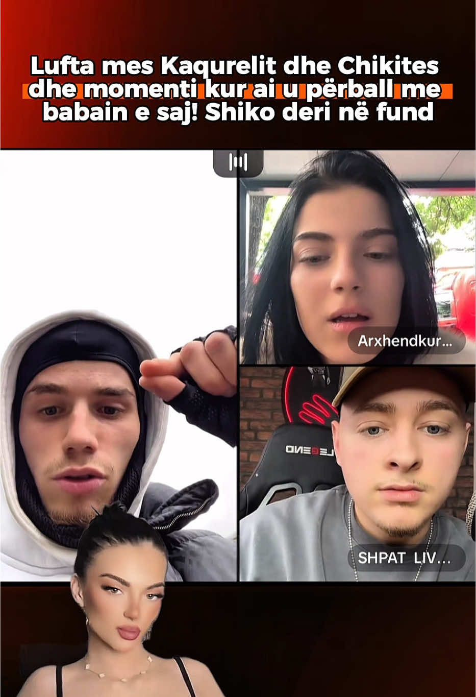 @SHPAT LIVE🇦🇱🇽🇰 @𝐂𝐇.𝐈.𝐊.𝐈.𝐓.𝐀♕ @Kaqurreli 02 #albotv #shqip #kosova #shqiperi #prishtina #ferizaj #memeshqip #chikita #shpat #shpati #kaqureli #mitrovica #drenica #memeshqip 