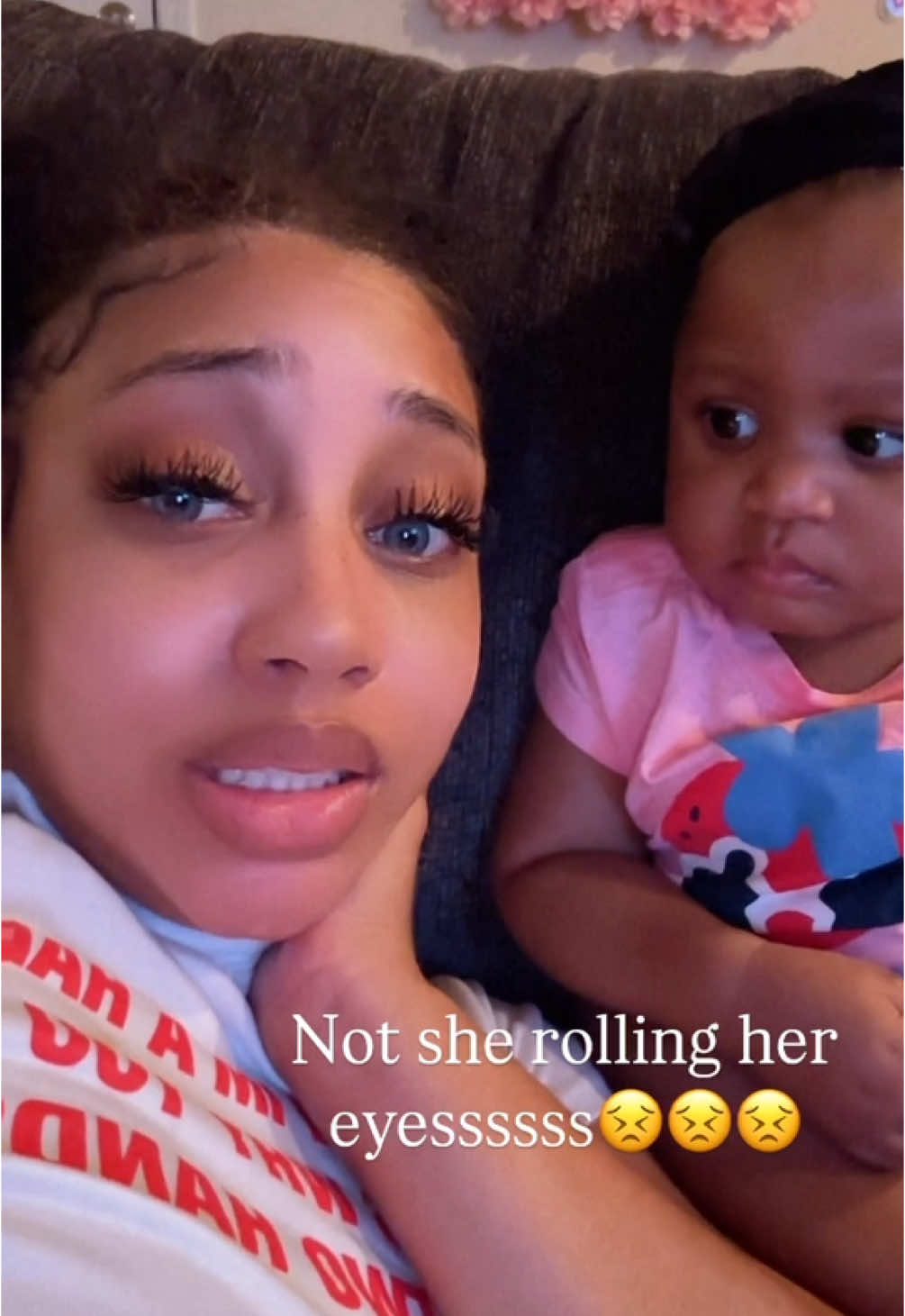 Rolling eyes under 1 is INSANE #babiesoftiktok #fyp 