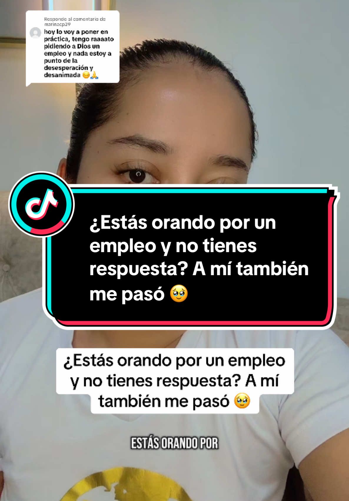 Respuesta a @marinacp29 ¿Estás orando por un empleo y no tienes respuesta? A mí también me pasó 🥹#dios #oracion #cristianos 
