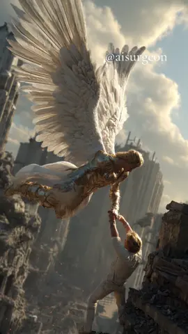 Guardian Angel Rescue “Under His Command Wings” #ai #aisurgeon #aiart #aicontent #guardianangel #underhiswings #miraclerescue #aiart #aivideo #hyperrealism #devotional #fyp