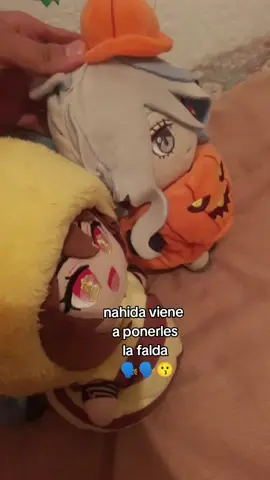 nahida viene a ponerles la falda a todos #peluches  #genshin  #fyp  #paratii  #furina  #hutao  #nahida 