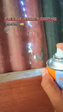 FLEXIBLE RUBBER COATING #flexiblerubbercoating  #quicksealantspray  #quicksealflexiblerubbercoating #tapalking #butasbutasnabubong #sealantspray  #sealantsabubong #tapalsabubong #tapalsacrack #butas #crack #tagulan #tulosabubong #buy1take1flexiblerubbercoating #fyi #fypage #waterfroofing  #waterfroofflexiblerubbercoating #waterfroofsealantspray
