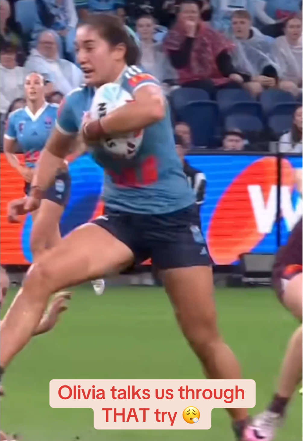 Don’t sleep on Olivia Kernick 🔥 #nrl #footy #rugby #league #rugbyleague #nrltiktok #nrlw #origin #StateOfOrigin #fyp 