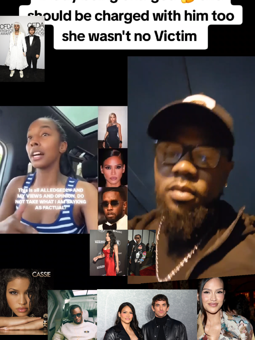 I don't think Cassie was A Vic if Diddy being charged 🤔 she should be charged with him too she wasn't no Victim #cassie #Diddy #kidcudi #mythoughts #foreducationalpurposeonly 