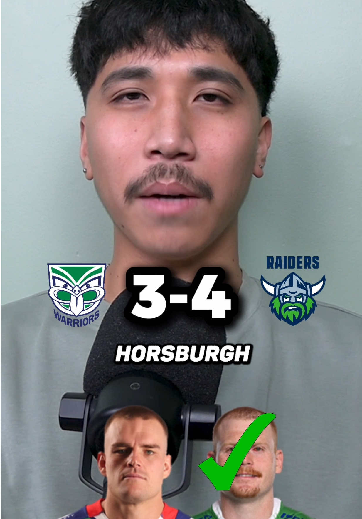 WAHS VS RAIDERS 🇳🇿🥛 WHO WOULD YOU RATHER? 🆚 #wouldyourather #nrl #nrltiktok #fyp