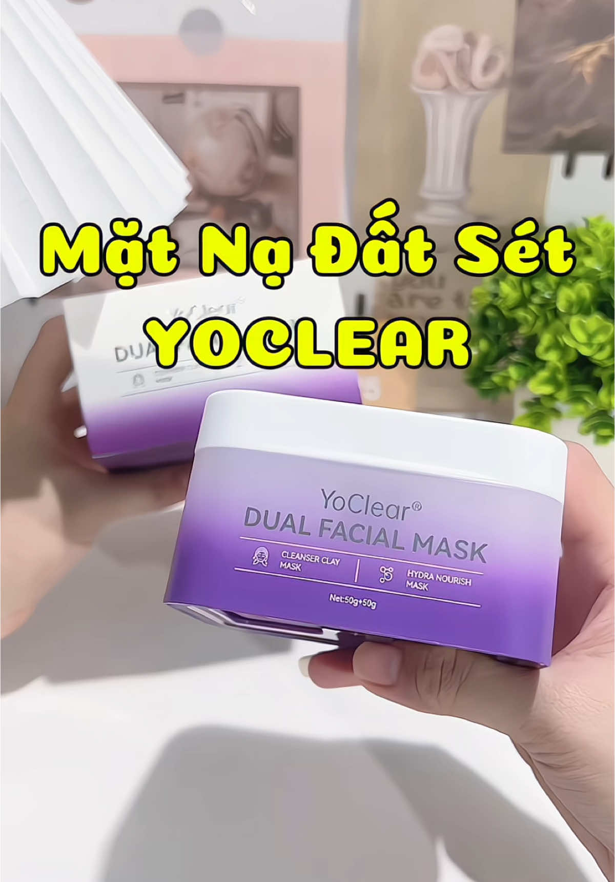 Một em mặt nạ đất sét vừa làm sạch da vừa dưỡng ẩm da #xuhuong #matnadatset #matna #yoclear #review #reviewlamdep #skincare #muataitiktok 