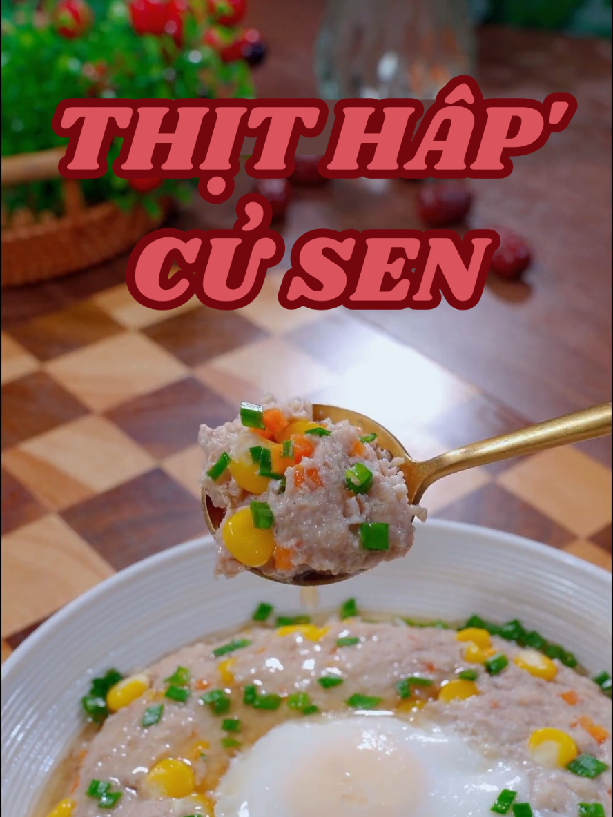THỊT HẤP CỦ SEN ĐẠI BỔ #food #monngon #cooking #cookez #homnayangi 
