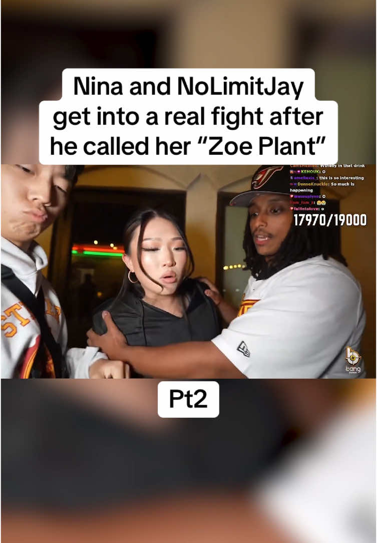things got heated between nina and nolimitjay pt2 #streameruniversity #ninapimpdaddy #nolimitjay #fight #trending #fyp 