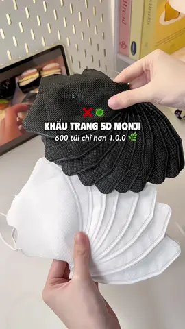 Giờ ra đường phải đeo khẩu trang cẩn thận nhó mn ui #khautrang5d #monji #khautrangmonji #review 