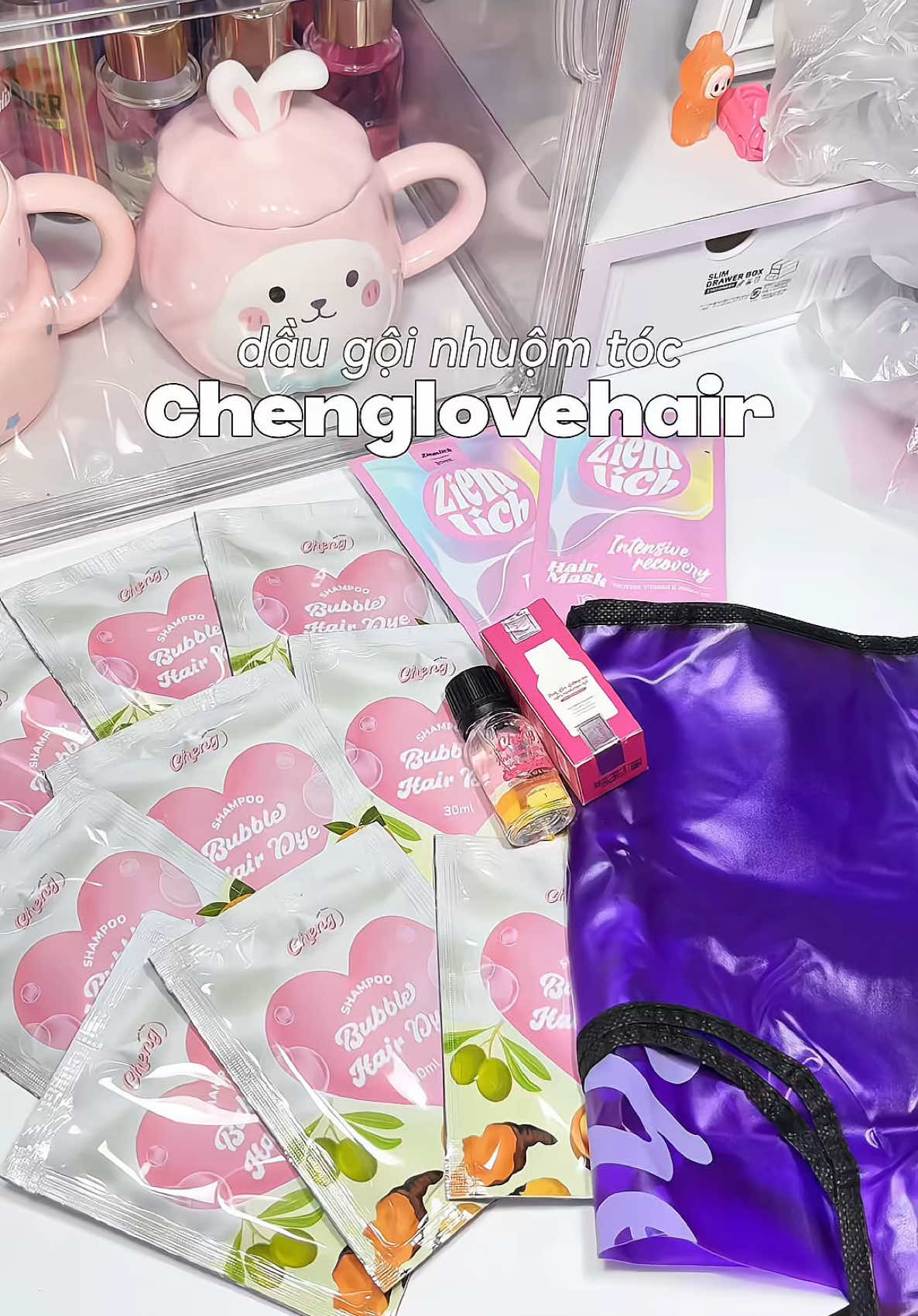 @chenglovehair #chenglovehair #daugoinhuombot #nhuomtainha #xh #review #unboxing #phuongthuymereview 