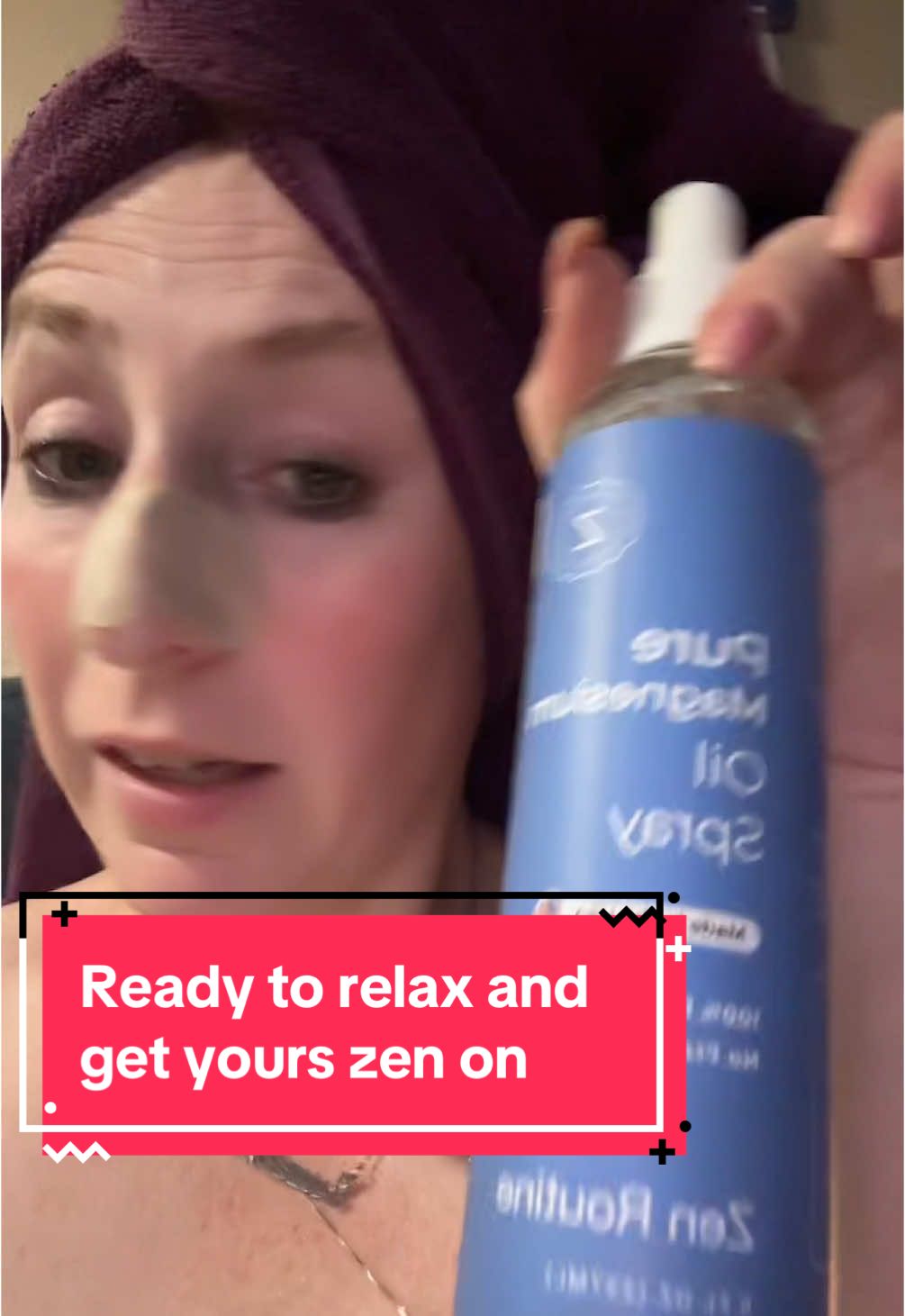 Get your zen on with this magnesium spray. Just a few simple steps make sure that your feet are nice and clean spray rub the access in relaxed  #MagnesiumFootSpray #FootSpray #RelaxedBeforeBed 