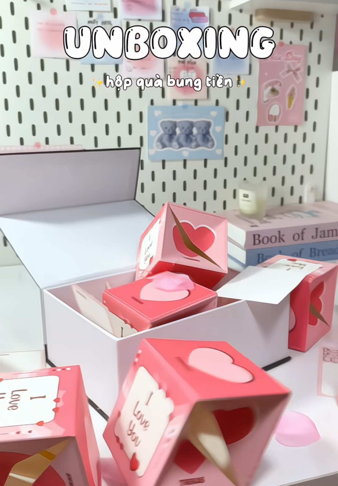 Hôp quà✨🌷#unboxing #qua #quà #hopqua #sinhnhat #tinhyeu 