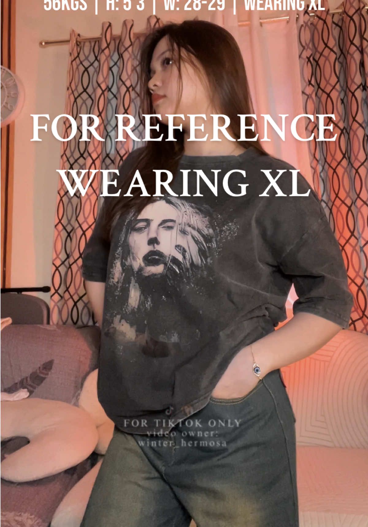 Replying to @♡  for reference and kung gusto mo din baggy fit go for XL ganda ng pag ka washed black nya and mejo mahaba braso🖤🔥 #retroshirt #washedblack #washedblackshirt #retrostyle #baggyshirt 