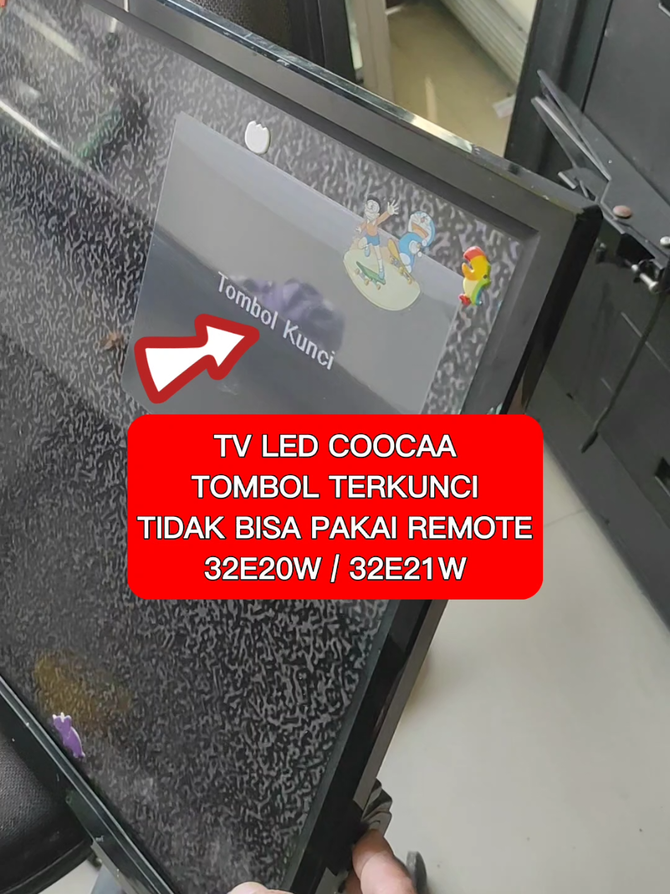 SERVIS TV LED COOCAA TOMBOL TERKUNCI TIDAK BISA PAKAI REMOTE COOCAA SEMBARANGAN 32E20W - 32E21W  #servistv #coocaa #32e20w #32e21w smarttv #androodtv  #servistv #rajeg #kukun #mauk #pasarkemis #kutabumi #keronjo #servistvled 