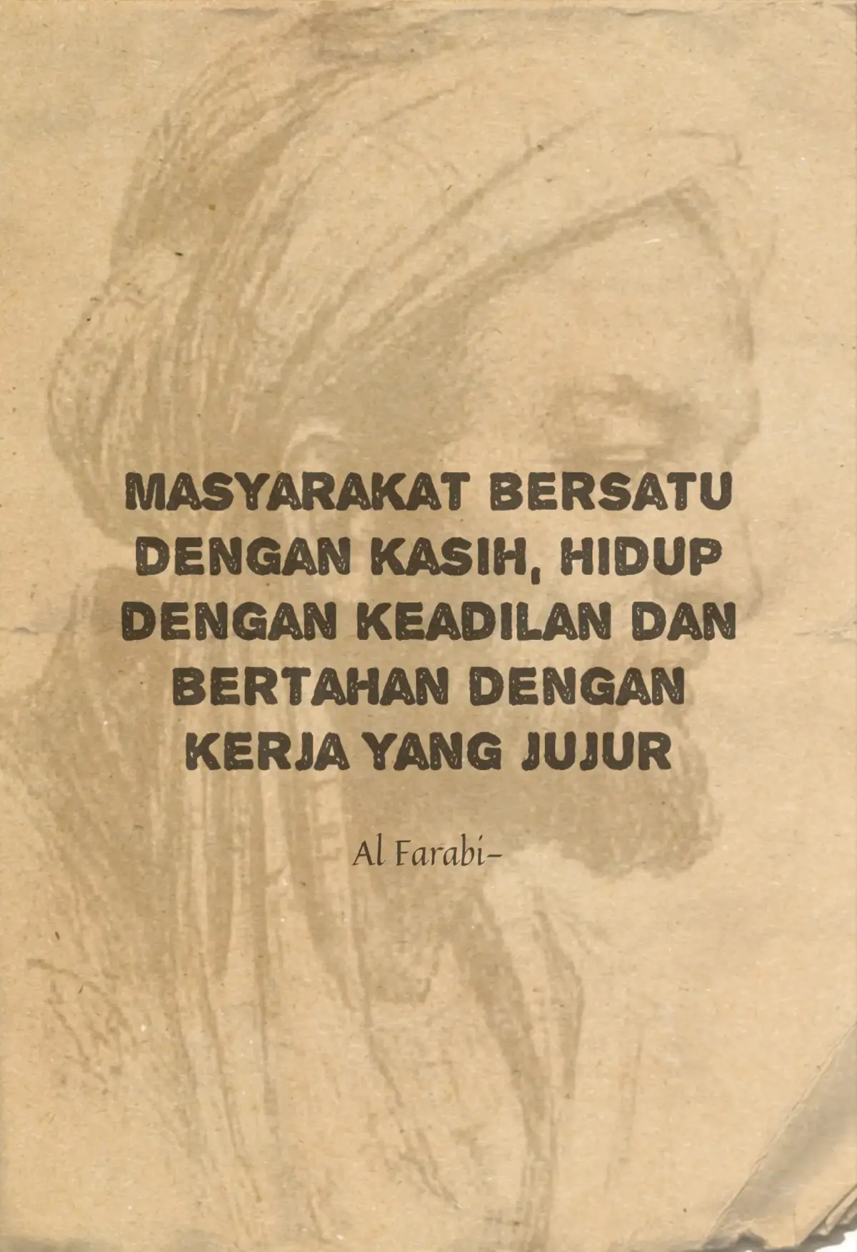 Al-Farabi  (bahasa Arab: ابونصر محمد الفارابی  translit. Abū Nashr Muḥammad Al-Fārābī; (bahasa Kazakh: Әбу Нашр Мұхаммед Әл-Фараби; Ábu Nashr Mūhammed Ál-Farabi; 259 H/872 M – Rajab 339 H/951 M) adalah seorang ilmuwan dan filsuf muslim yang berasal dari Farab, Turkistan.[2] Dalam beberapa sumber ia bernama lengkap Abū Nashr Muhammad bin Muhammad bin Uzalagh bin Tarkhan[3] Al-Fārābī, namun lebih dikenal dengan nama singkat Abū Nashr Al-Fārābī, atau hanya Al-Farabi, di mana dari nama inilah dia dikenal sebagai Alpharabius di dunia Latin (Barat). #alfarabi #nasihat #sejarah #untukmu #quotes #katakata #islam #fyp 
