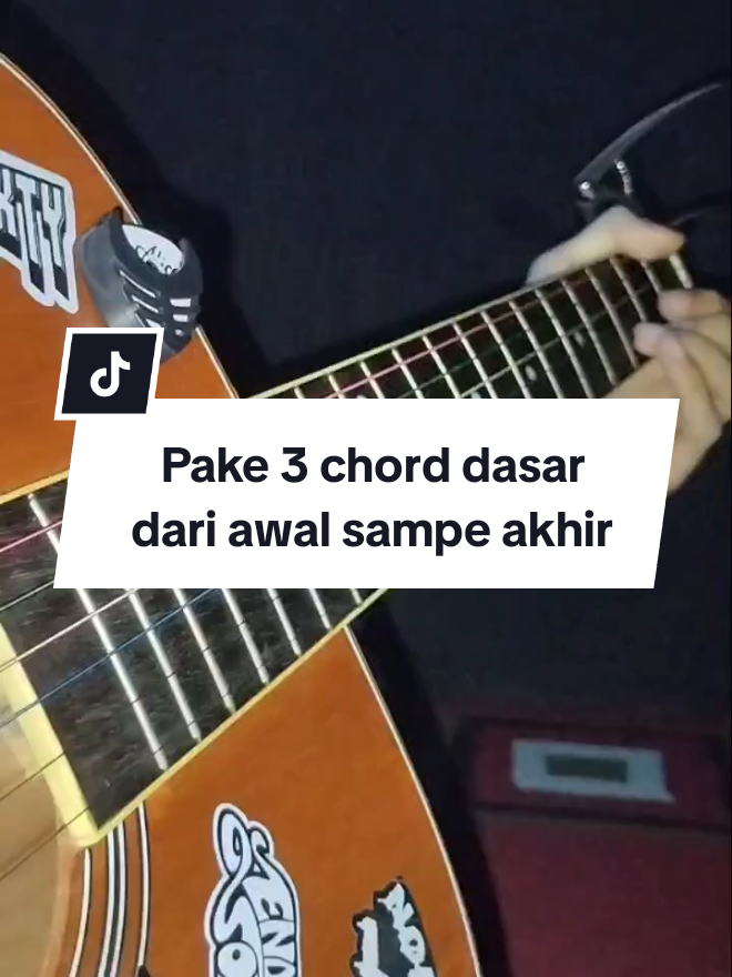 pake 3 chord basic cocok buat gitar pemula #tutorgitar #yangterdalampeterpen 