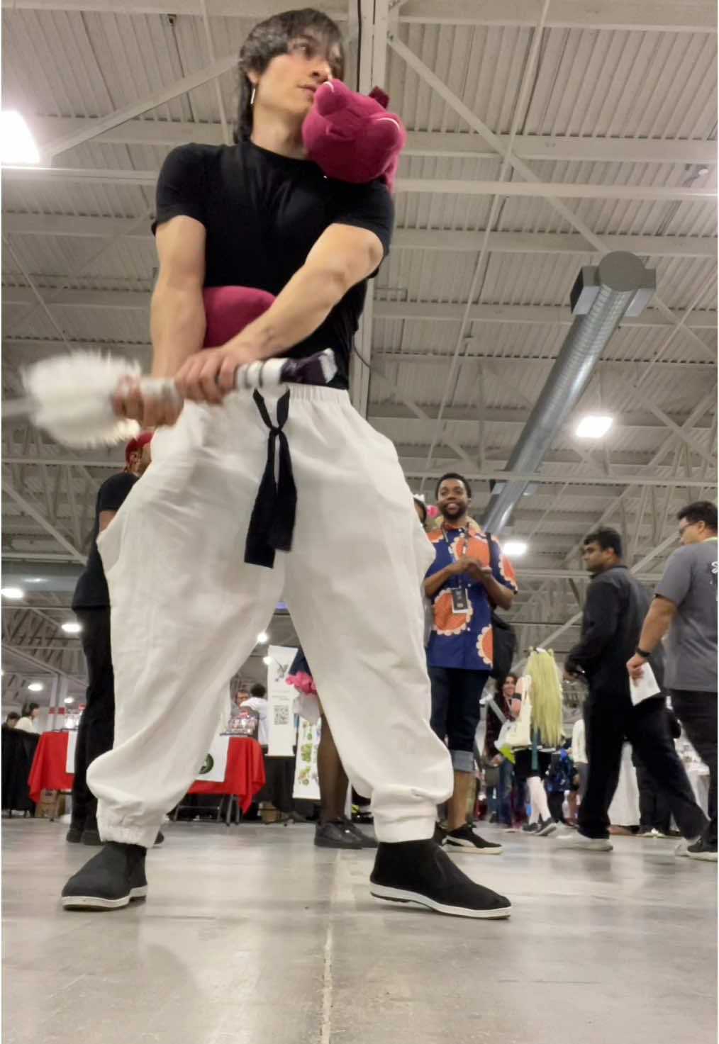 Bro really hated the fit 💀 #animenorth #con #viral #trend #AN #cosplay #toji #tojizenin #zenintoji #jjk #fitcheck #anime #gaming #onepiece #tony #tonychopper #ONEPIECE #onepieceanime #onepieceedit 