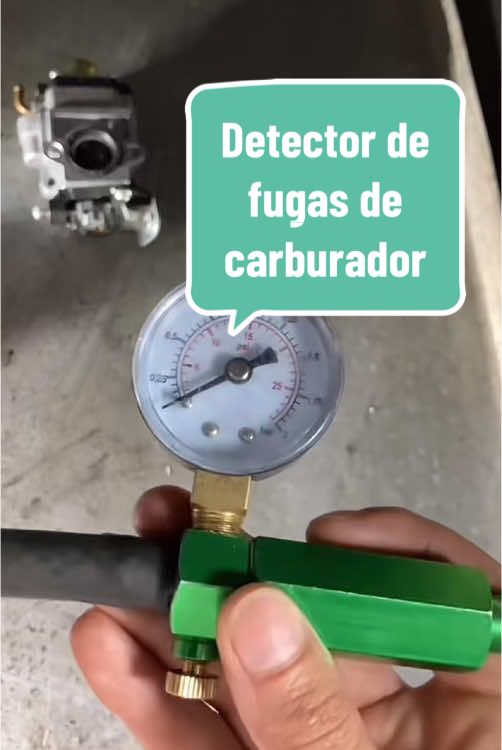 En todo taller debería existir este detector de fugas en carburadores de 2 tiempos de desbrozadoras. 👩🏻‍🔧💅🏻