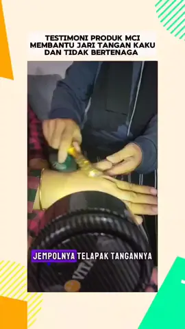 Bikin Jari Jemari yang Kaku & Tidak Bertenaga MEMBAIK Dengan rutin terapi tangan & jari pakai #magicstickmci  PLUS pakai #pendantmci untuk keseharian agar peredaran darah dalam tubuh lebih lancar... Khasiat si tongkat ajaib MCI untuk atasi keluhan pada jemarimu sudah ada buktinya di video berikut Tonton sampai selesai ya❗️ Miliki #produkkesehatanmci untuk tubuh makin sehat hingga masa tua... Info / Order : WA : 0838.2020.8111  #produkmci #testimonimci #1jutatestimonimci #satujutatestimonimci  #bioglass #bioglassmci 
