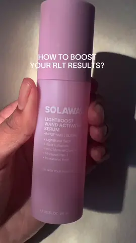 Your Wand works better with this⚡️ The LightBoost Activating Wand Serum is made to boost your light therapy— glow, smoothing texture, and locking in hydration. Use it with every treatment for visibly better results. #Solawave #LightBoostTech #RedLightTherapy #GlowingSkin #SkincareTools #FacialWand #SkincareThatWorks #CleanBeauty Get your free personalized skincare routine at MySolawave.com