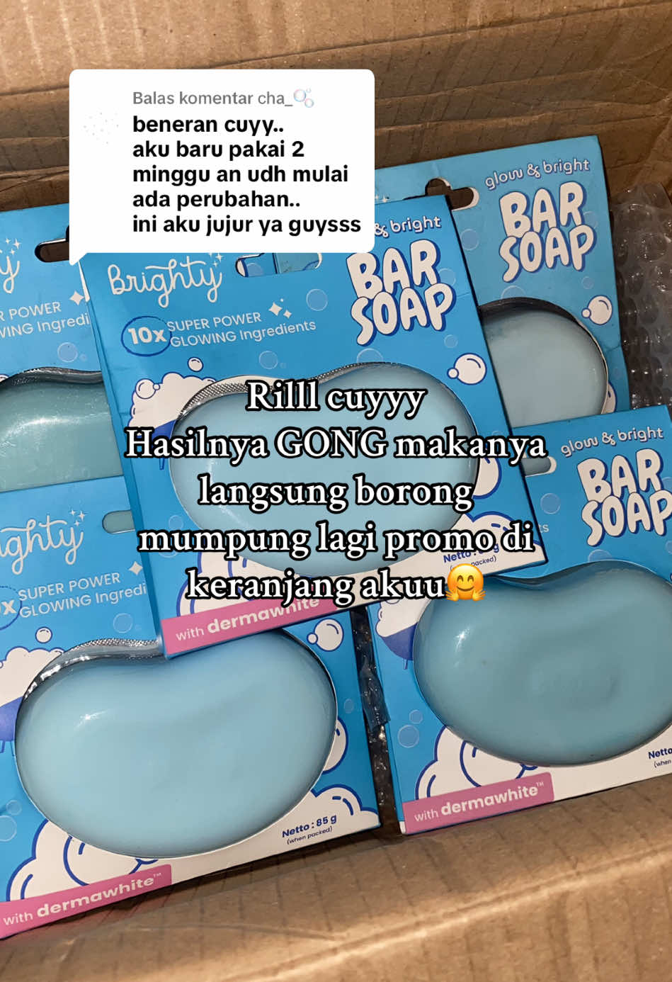 Membalas @ᴄha_🫧 Yukss gass di borongg #brighty #brightyindonesia #brightyid #sabunviral #brightybarsoap #paydaysale #fyp 