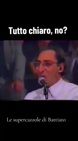 Supercazzole. #battiato #musica #perte #imparacontiktok #foryou #storia #viral #virale #francobattiato #live #intervista #canzone #domande #tv #show 