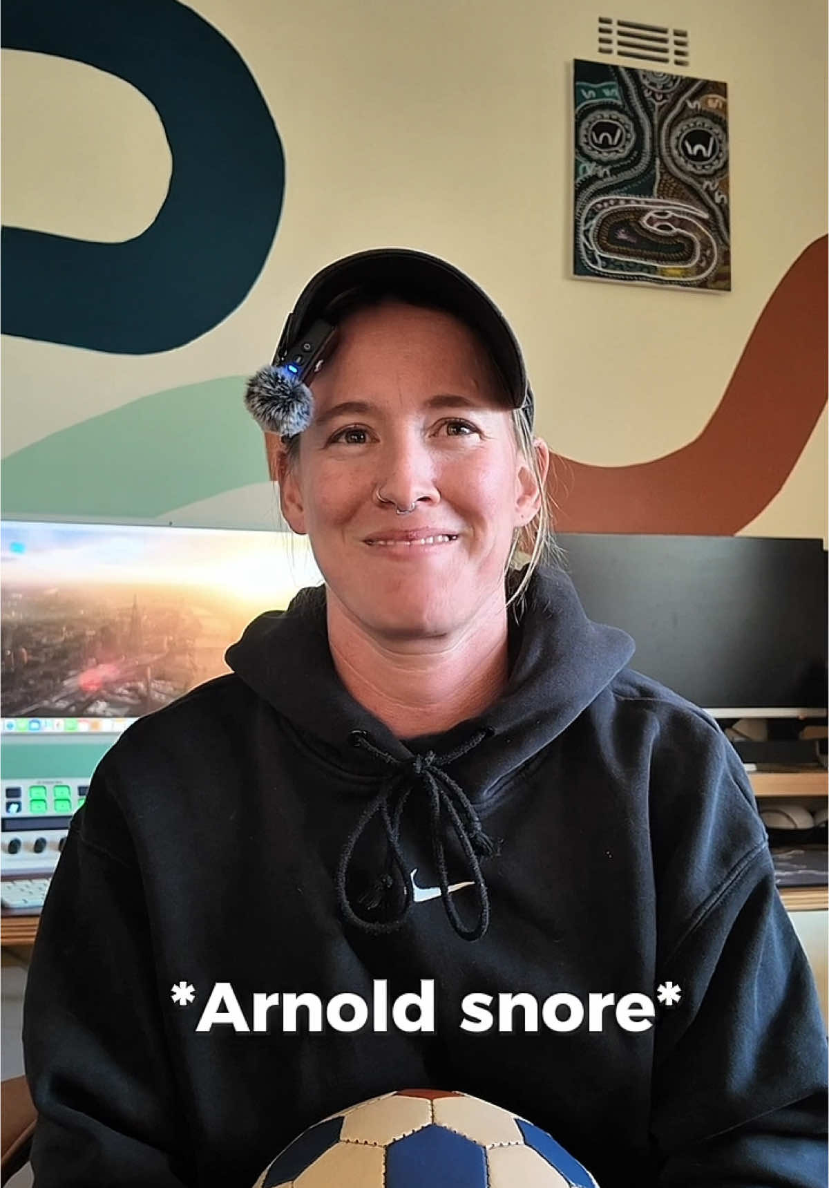 When your social media savvy wife tries to help you talking to a camera and then produces this 😂 @Cheeky Rascal  #WEURO2025 #wsl #WomensFootball #woso #football #Lionesses #perth 