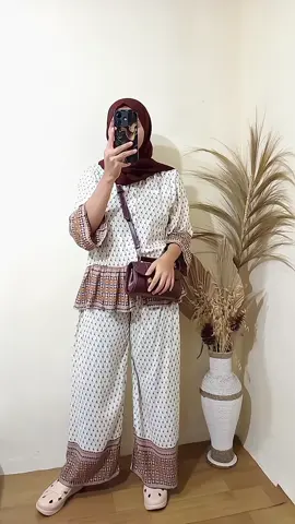 RAFELLA SET SEMI CROP RAYON REMPEL #setelanwanita 