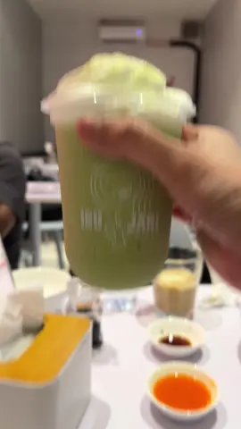 Jangan lupa pesan MATCHA FRAPPE kalo mampir ke ibu jari 😘