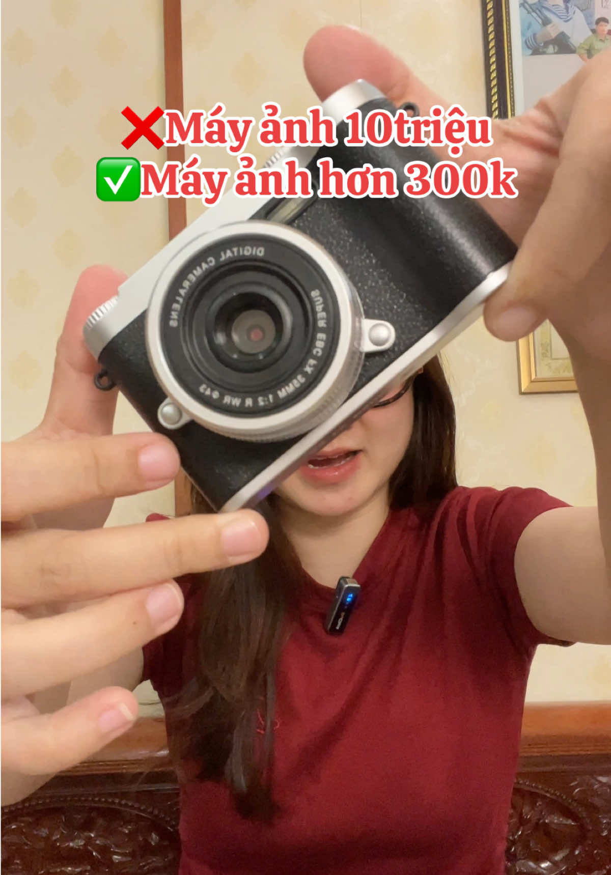 Trả lời @Gia Đình Đậu Bắp máy ảnh 300k mà cỡ này nè #mayanh #mayanhccd #mayanhchobe #mayanhdigital 