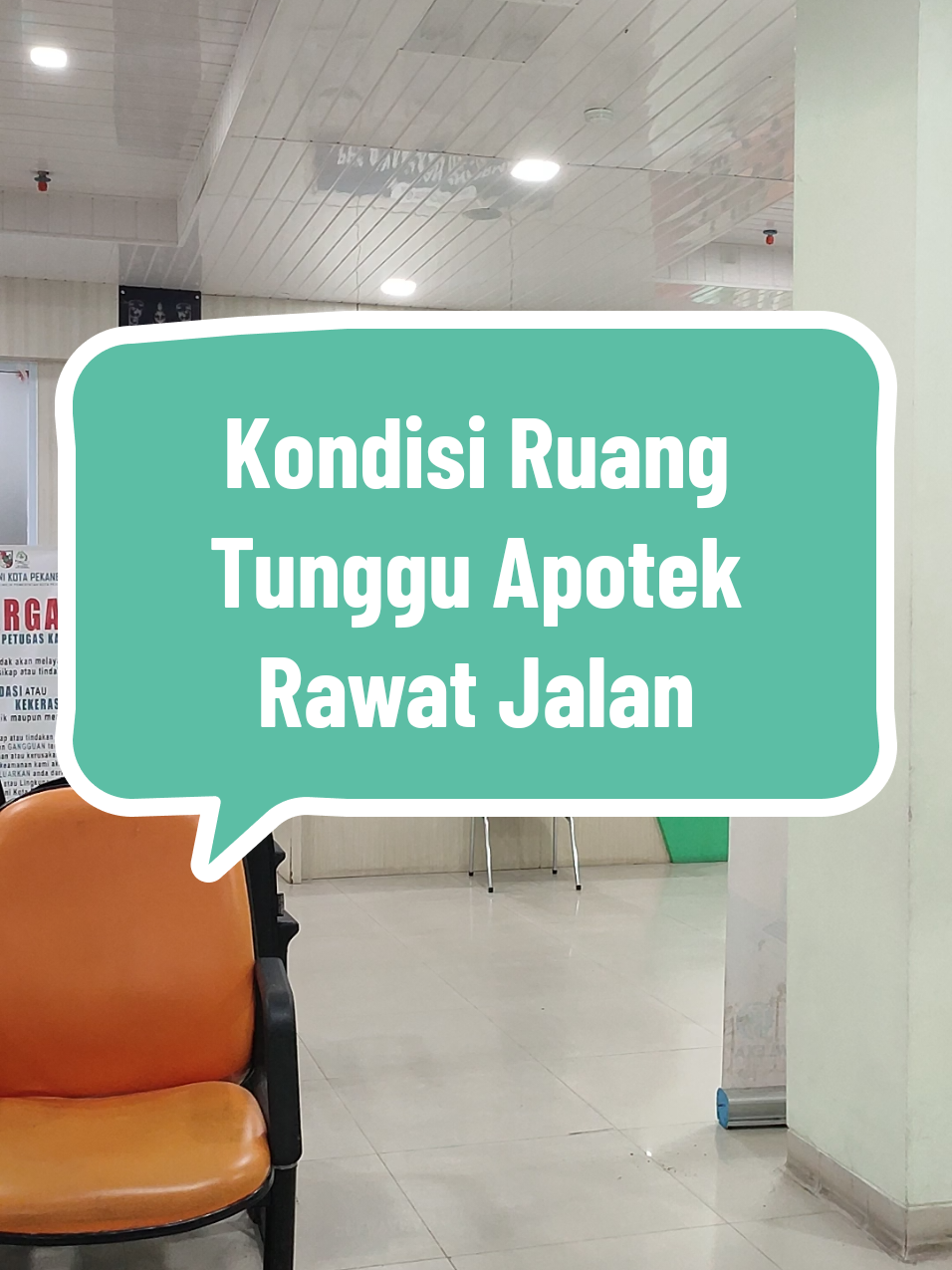 Ruang Tunggu Apotek Rawat Jalan RSD Madani Kota Pekanbaru