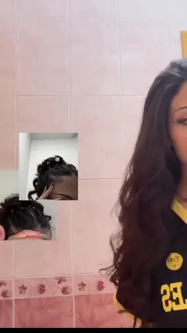 أنا كنت هنا مستعجله بس إذا تبون التسريحه تثبت حطو جل قبل تلفونها #explore 