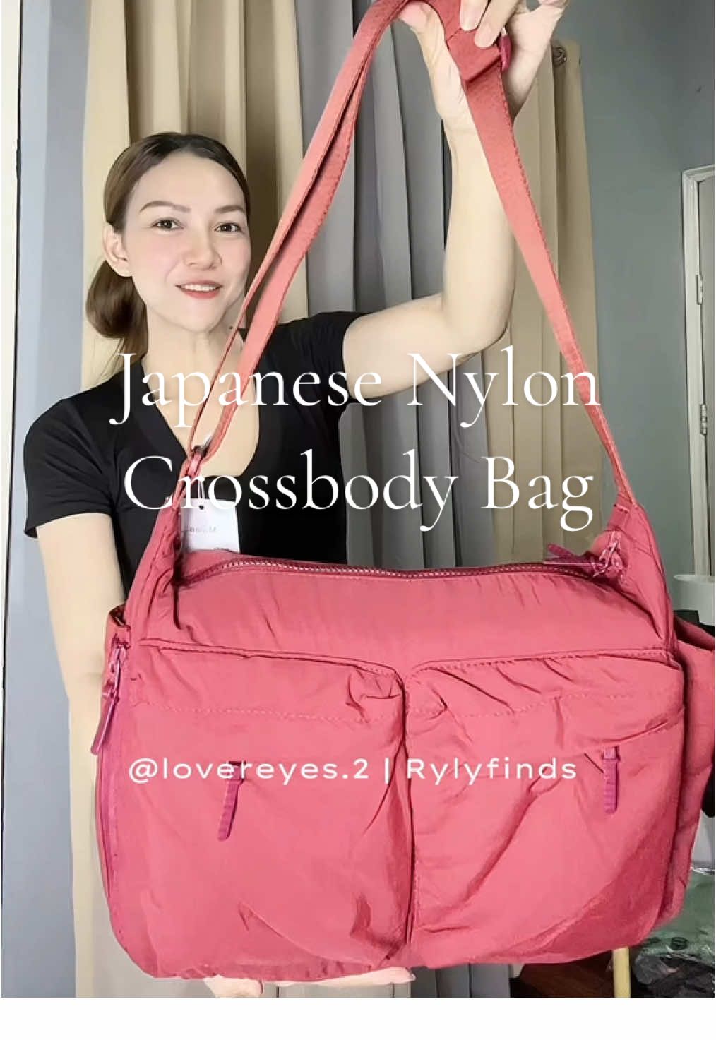 ang ganda rin ng wine red 😍 ang mura na maganda pa quality!  #crossbodybag #slingbag #shoulderbag #unisexbag 