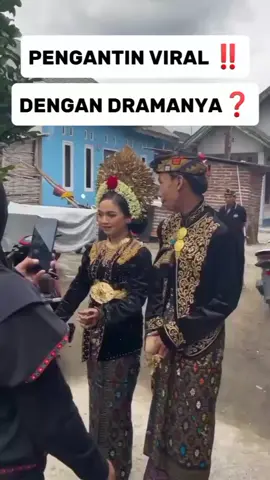 Pengantin Viral..!!! Dengan Dramanya 🤭 #pernikahandini  #pengantinviral #pengantinmuda  #dibawahumur  #masihbocil 