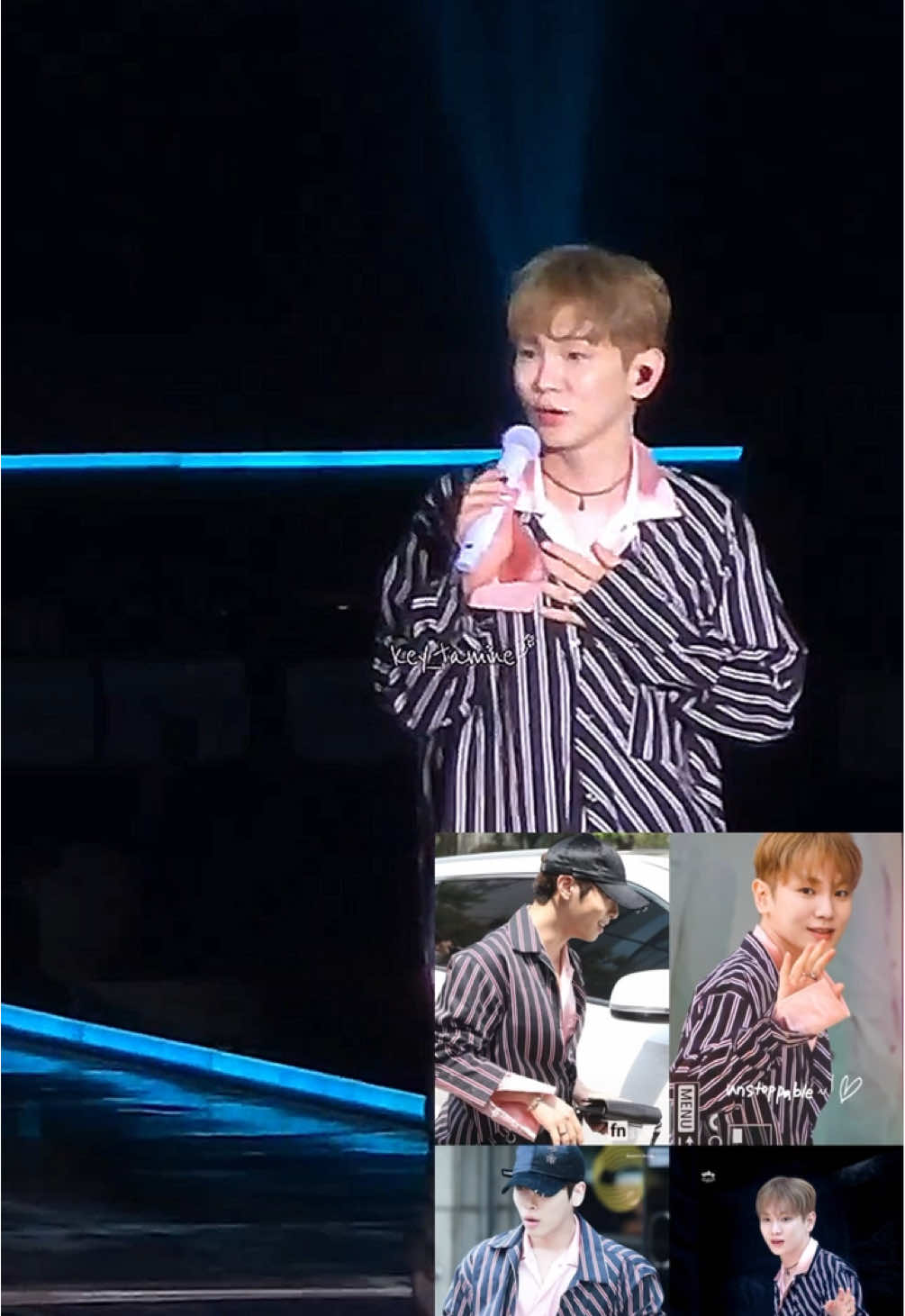 #key is wearing #jonghyun tshirt for #SHINee #17thanniversary 🥹💗#kibum #샤이니키 #fyp #shineeworld #김기범 #키 #foryou #キー #샤이니 