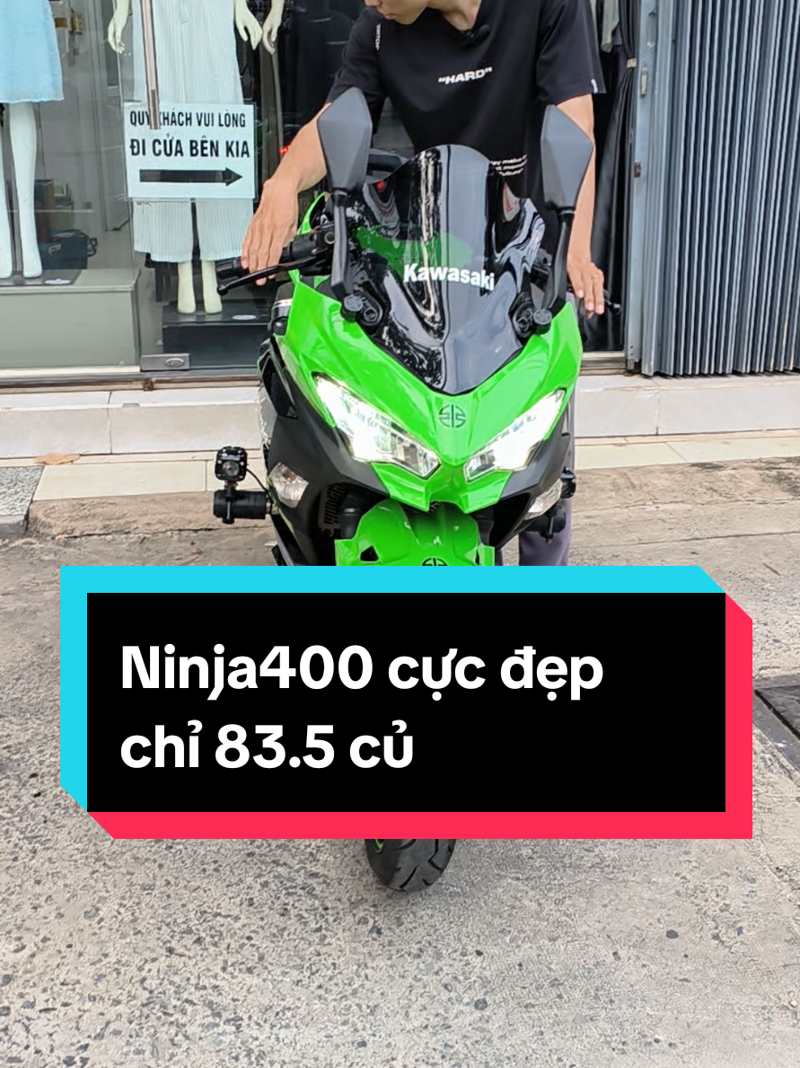 Ninja400 cực đẹp chỉ 8x củ #ninja400 #duongmoto #xh #fypシ 