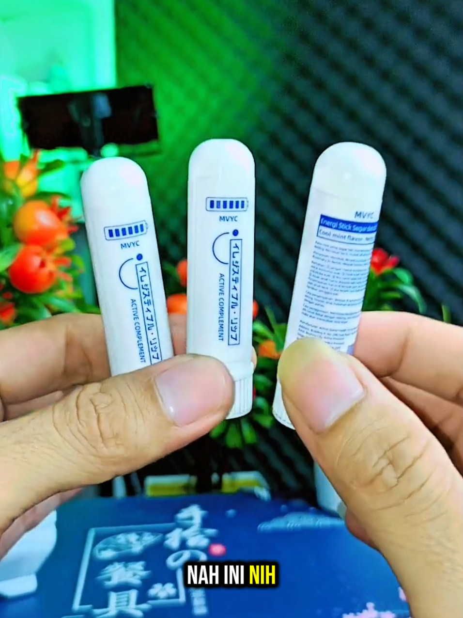 Stick min inhaler anti ngantuk memiliki aroma eucalyptus yang menyegarkan #inhaler #inhalerantingantuk #wibgajian 