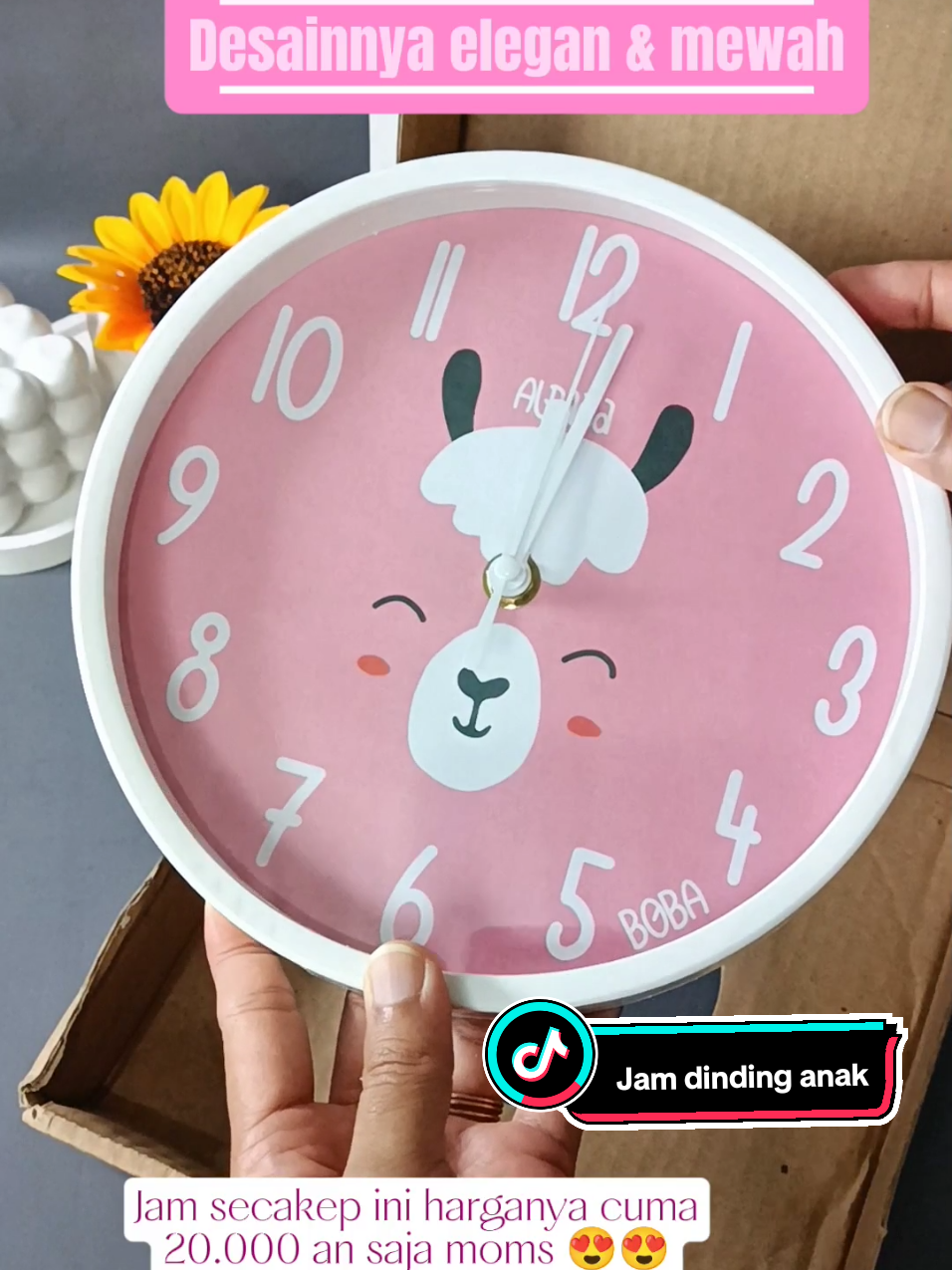 jam dinding anak karakter dari @alari_clock bikin ruangan jadi cantik&estetik. #fyp #jamdinding  #jamdindinganak  #jamdindingestetik  #dekorasiruangan 