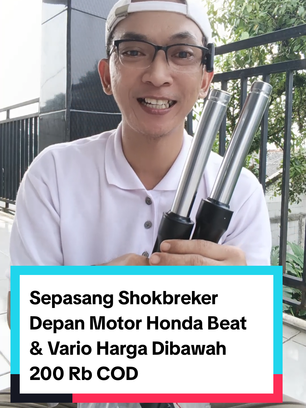Sepasang Shokbreker Depan Motor Honda Beat & Vario. Cocok Untuk Motor #wibgajian #shokbreaker #honda #motorhonda #hondavario #hondabeat #cod 
