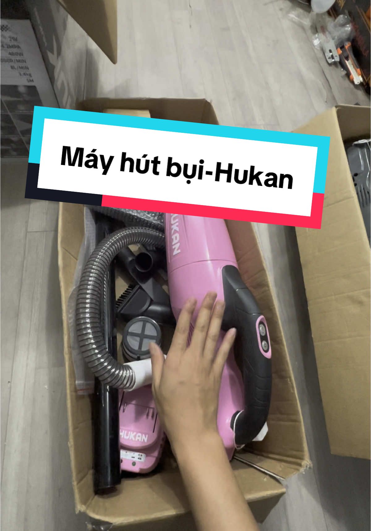 Phiên bản máy hút bụi mới của Hukan, 2 chỉnh tốc - bình chứa 800ml #mayhutbui #mayhutbuicamtay #pin #full #hukan 