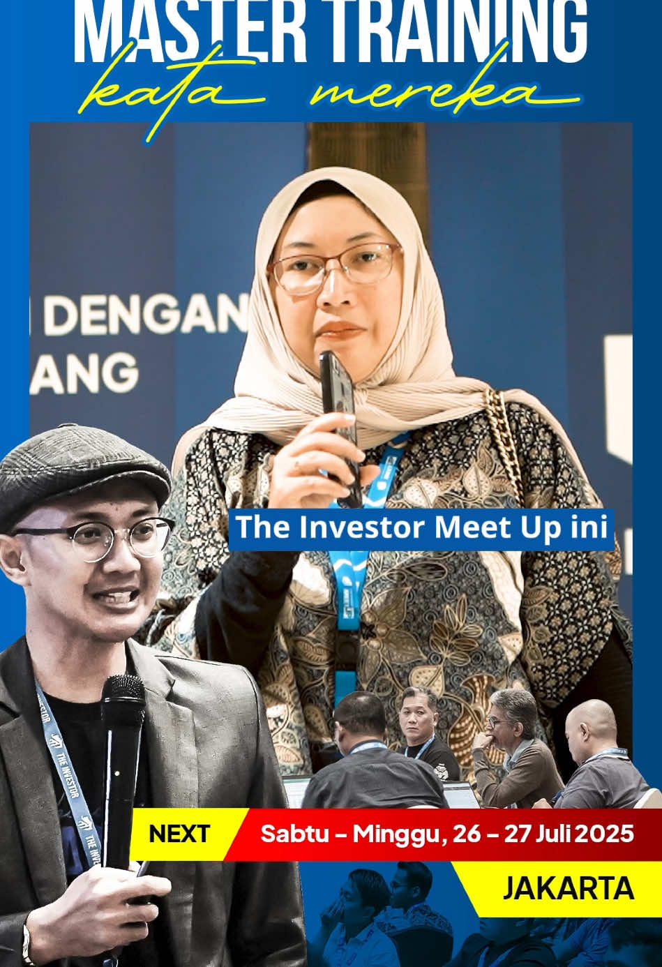 Sudah pernah investasi saham tapi sebelumnya merasa kurang ilmu dan asal beli saham, setelah join di program kami beliau sudah merasakan manfaatnya. Selain ketenangan juga punya conviction tinggi dari saham yang dibeli. Strategi ini akan dibahas tuntas selama 2 hari di Master Training Jakarta, 26-27 Juli 2025! Amankan seatnya sekarang sebelum penuh! Special Earlybird 👇🏻 KLIK LINK DI BIO 