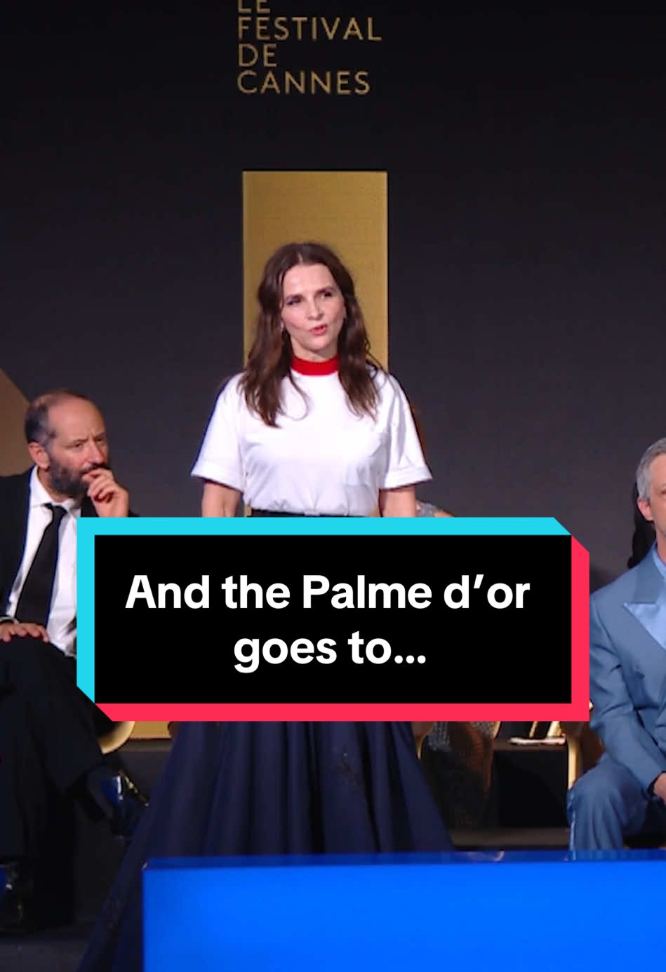And the Palme d’or goes to… #Cannes2025 #onregardequoi #palmedor