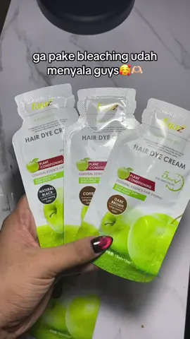 cat rambut tanpa bleaching dari fajaz hair dye cream, sekali co dapet 6 pcs🫶🏻