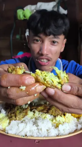 mukbang asmr sederhana dari nasi putih+ikan purih dan ikan kuah kuning enak bangeeettt#mukbang