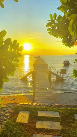 เป็นมุมที่ถ่ายไม่เคยเบื่อ🏝️🌅🛳️#เด็กโรงแรม #สมุย #samui #ฟีดดดシ 