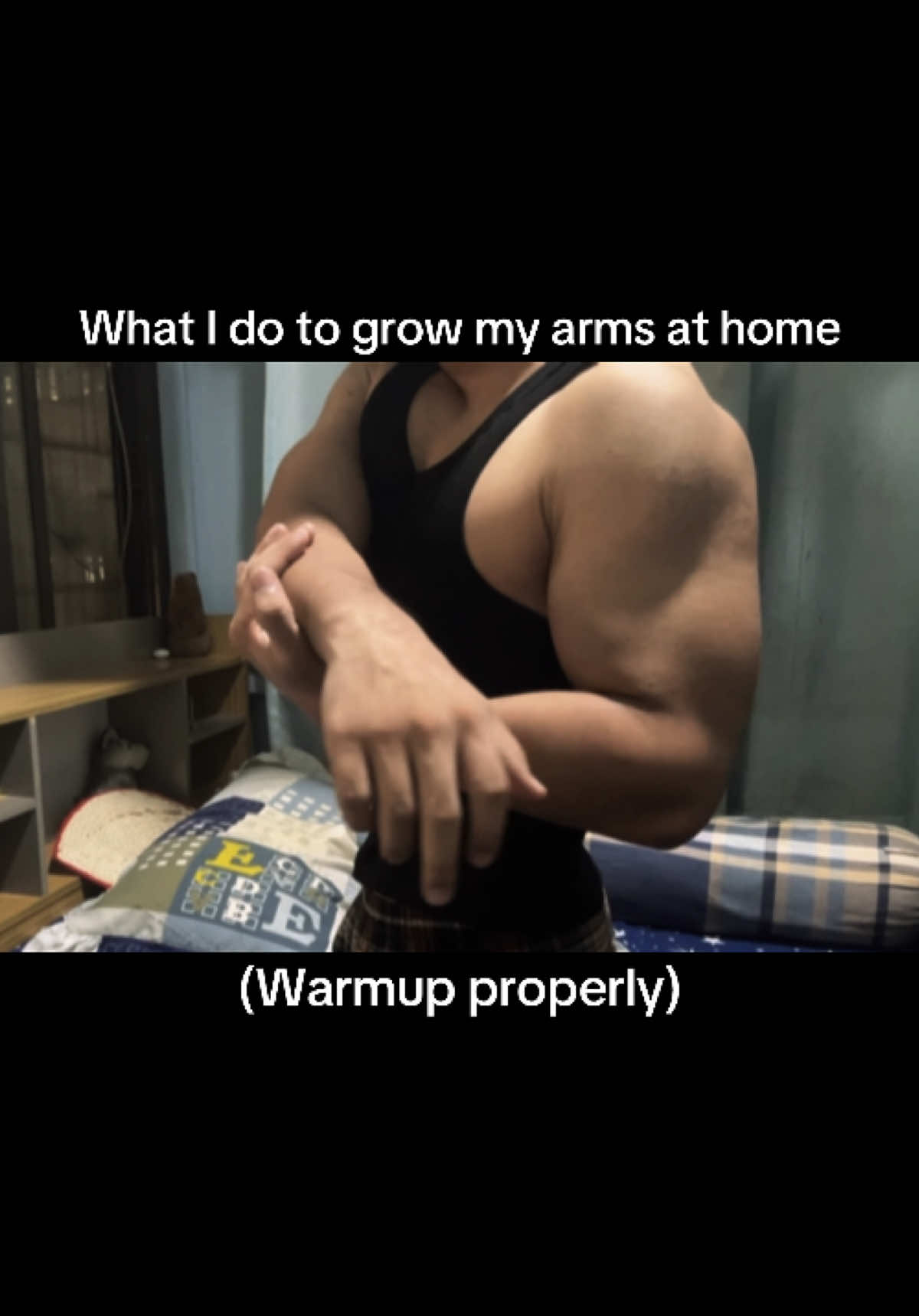 Ik it’s too much volume but this the only way I can progress with limited weight.                                                                                            #homeworkout #arms #GymTok #burmese #fyp #biceps 