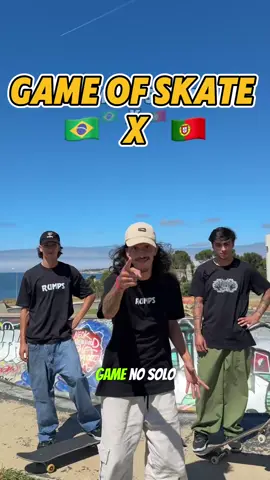 Game of skate: Brasil x Portugal  @rumps_portugal Team  @allek.olivar x @steezzyyboy #skateboard #TiktokEsportes